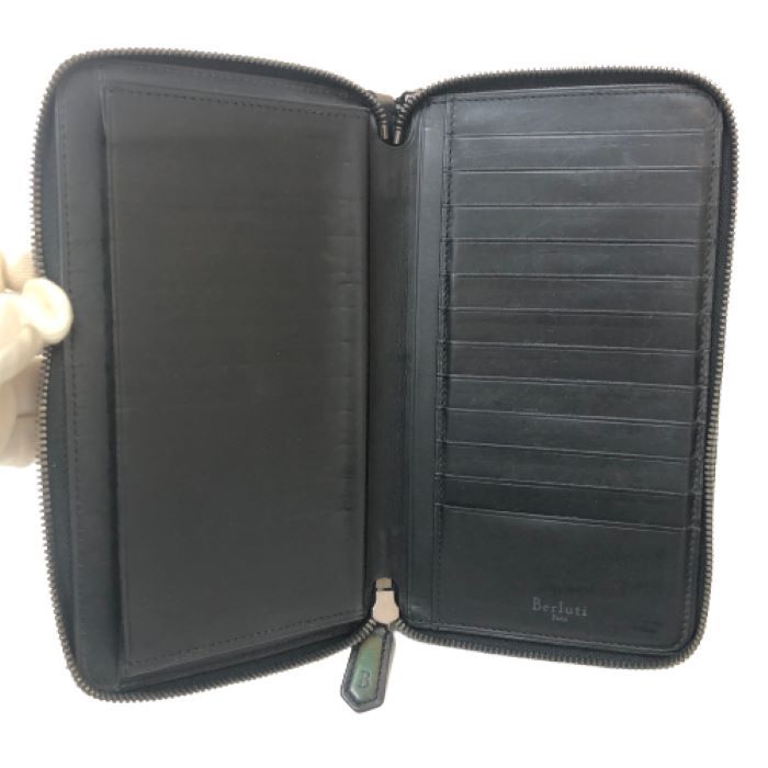 ベルルッティ Berluti タリスクリットレザー ロングジップウォレット
