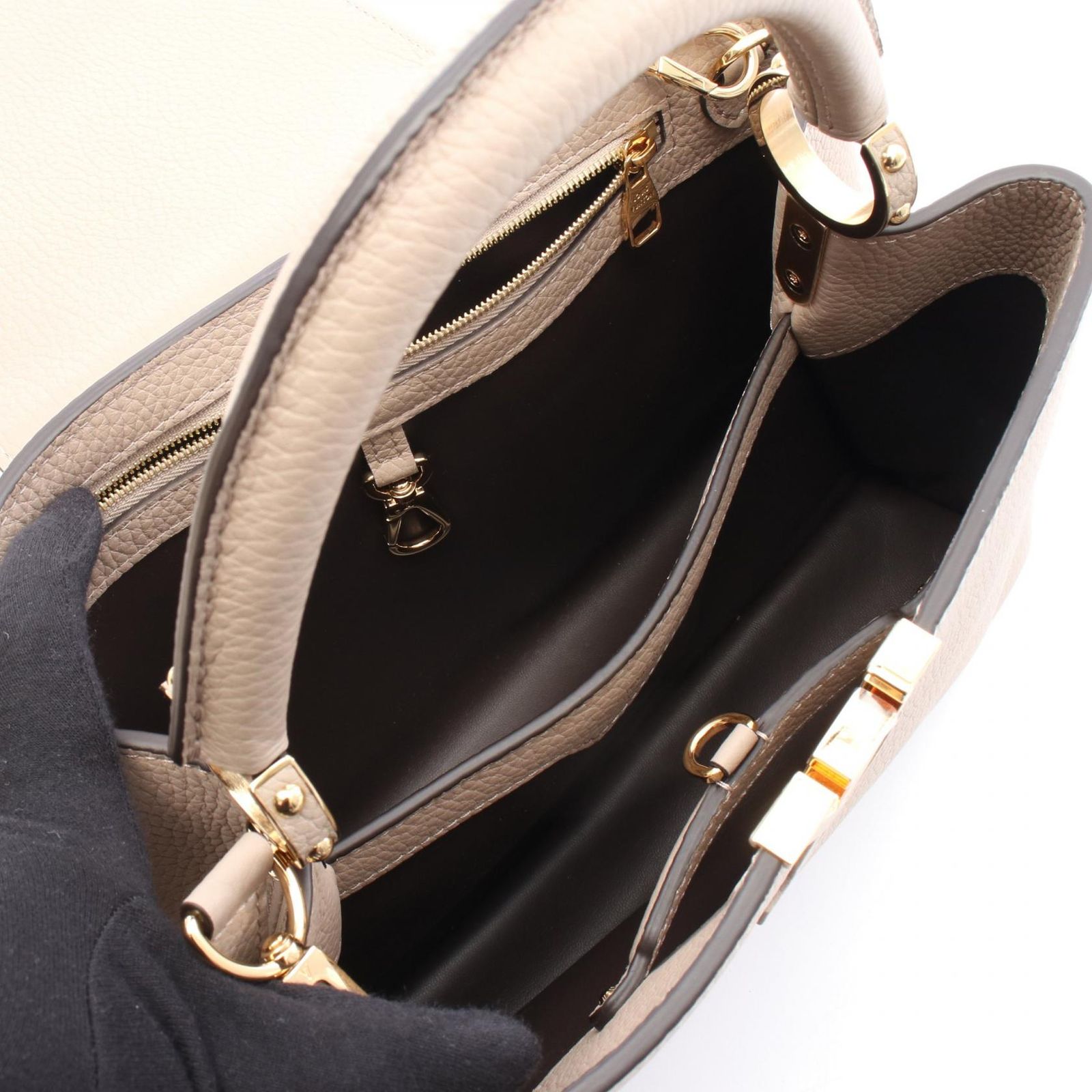 ルイ・ヴィトン LOUIS VUITTON ハンドバッグ カプシーヌMM ガレ M94428 