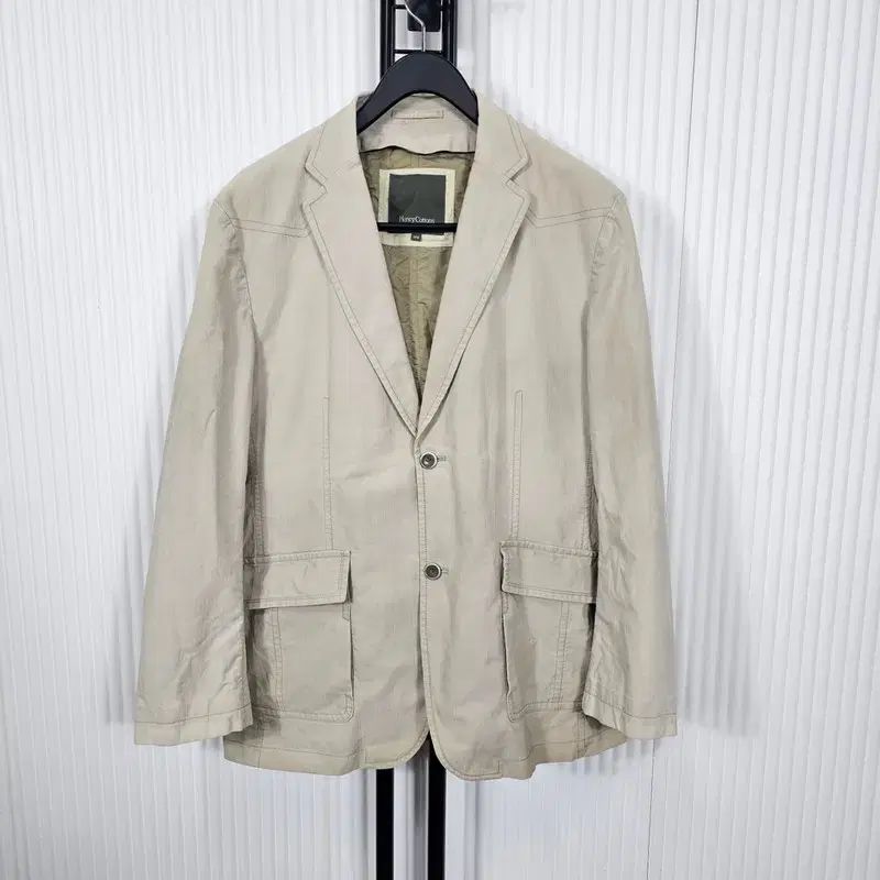 【雷市場（ポンジャン）商品韓国直送】 Henry Cotton's(ヘンリーコットンズ) コットン ブレザー 2XL