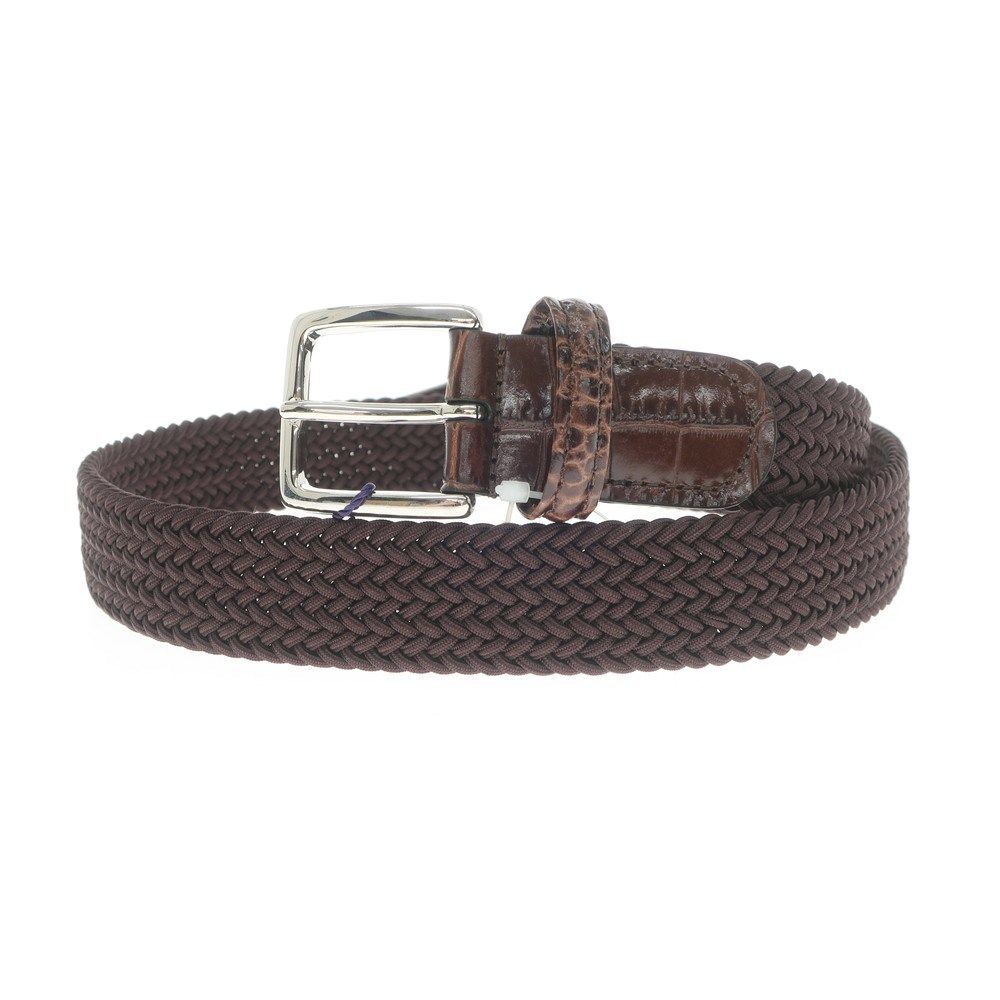 【新品】アンダーソンズ Andersons エラスティック メッシュベルト ダークブラウン【サイズ80】【メンズ】