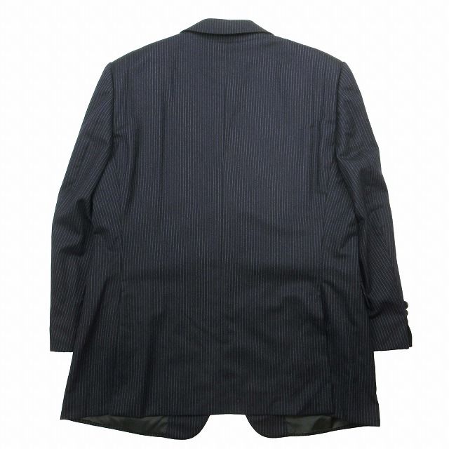 美品 ダンヒル dunhill 秋冬 ピンストライプ シングル スーツ ウール 