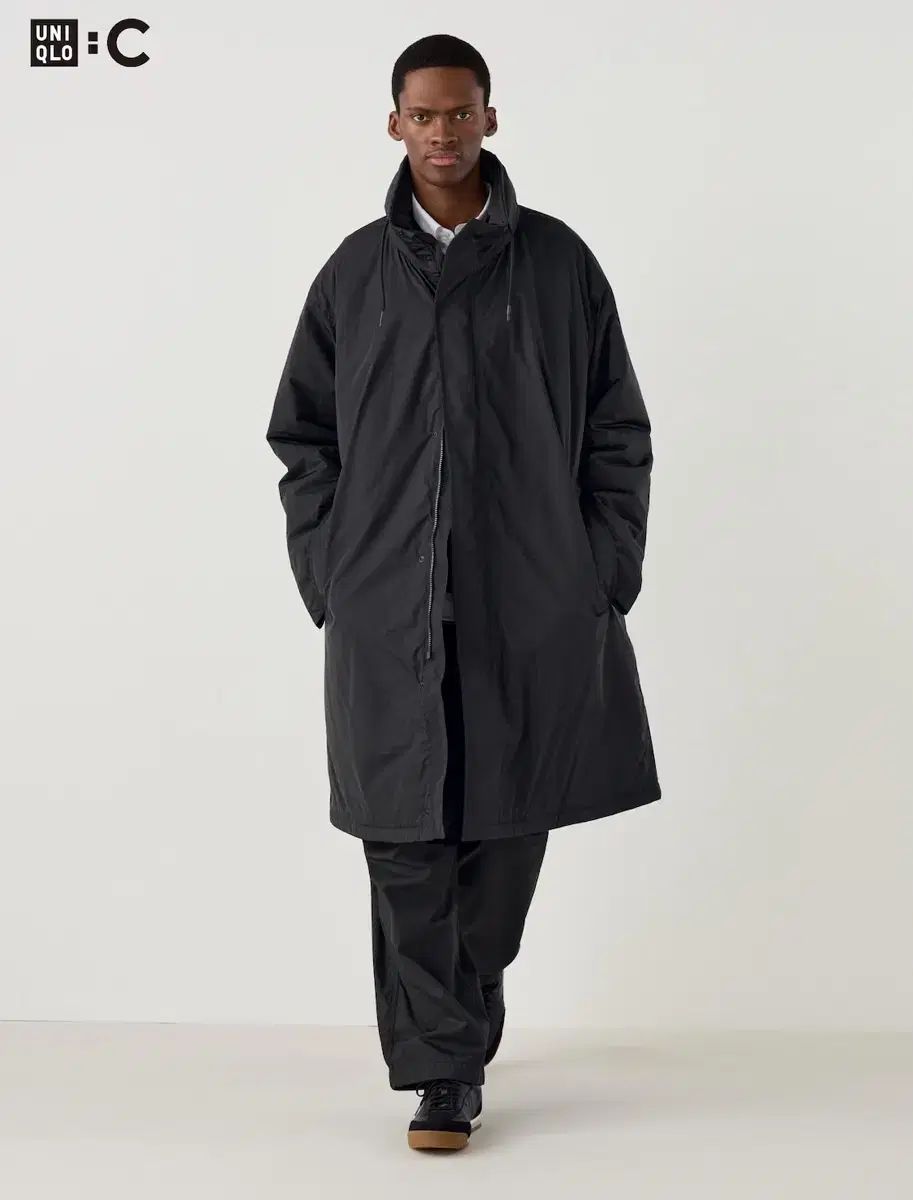 UNIQLO(ユニクロ) c フード付きコート L