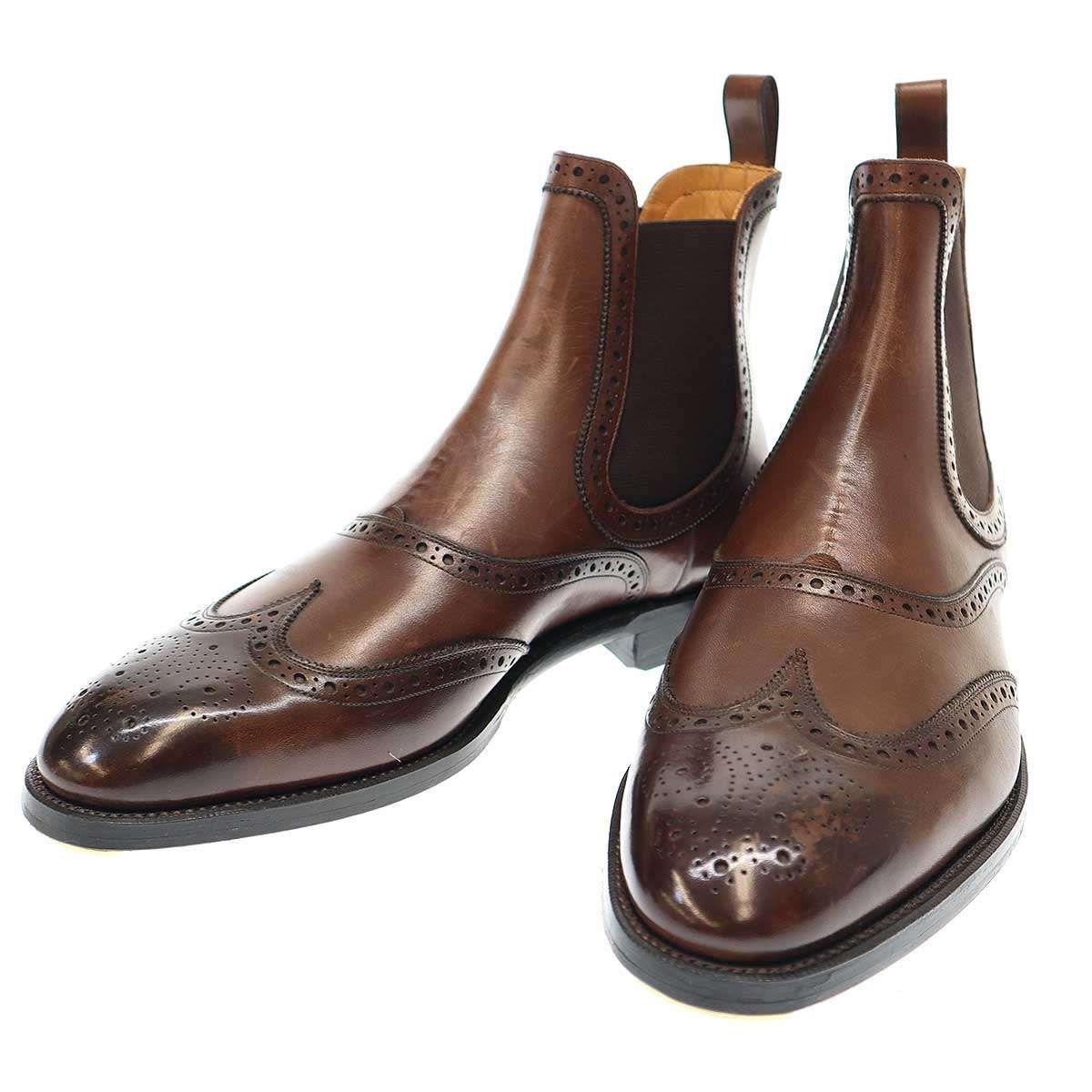 CALMANTHOLOGY サイドゴアブーツ uk8.5 ブラウン 【公式通販】