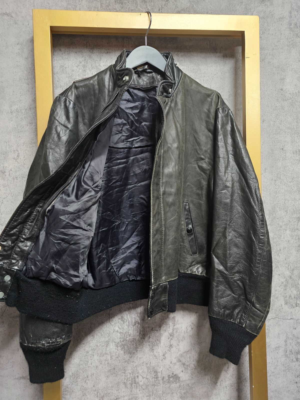 US古着】80s 90s Schott Leather Jacket / 80年代 90年代 US古着】80s 90s Schott Leather Jacket / 80年代 90年代
