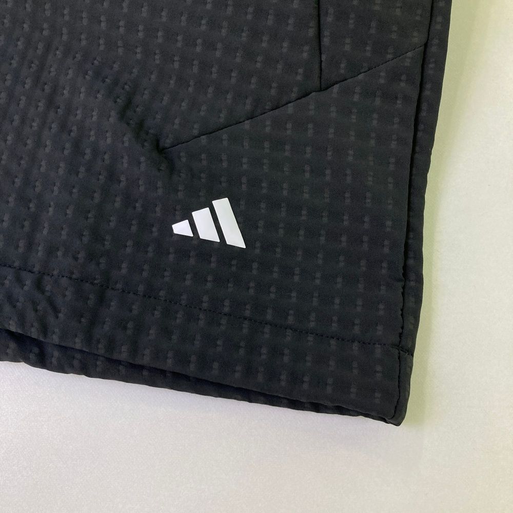 サイズ：L ADIDAS GOLF アディダスゴルフ IW2818 2024年 ハーフジップ ベスト  ベージュ系 [240101474675] ゴルフウェア メンズ ストスト 新品】ADIDAS GOLF アディダスゴルフ IW2818 2024年 ハーフ