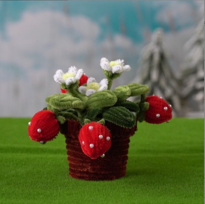 な　モールフラワー　ハンドメイド モールクラフト モールフラワー モール人形 DIY 手作り 花