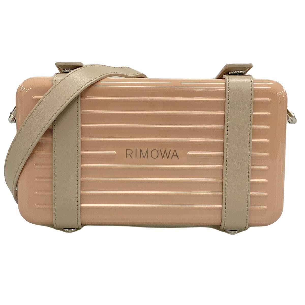 RIMOWA(リモワ) ショルダーバッグ美品 パーソナル/クロスボディバッグ デザートローズ 2WAY レザー - メルカリ