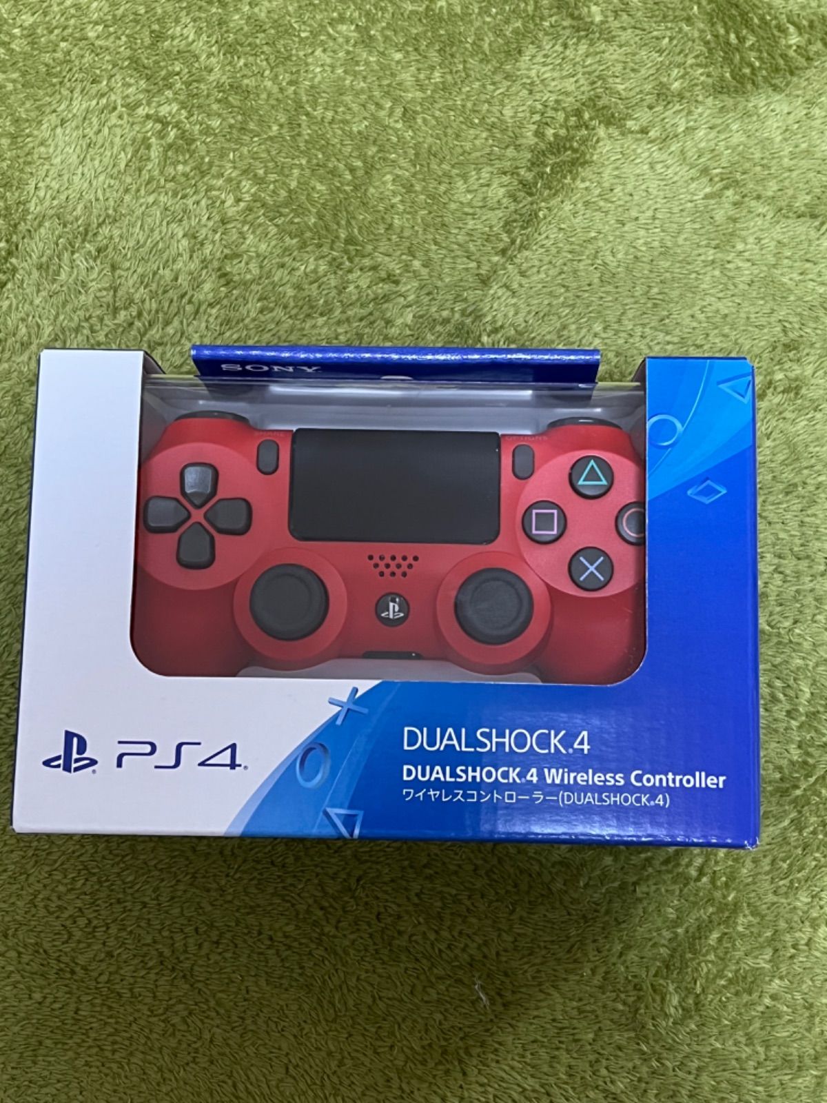 新品 純正 未開封】PS4ワイヤレスコントローラー赤 純正 - メルカリ