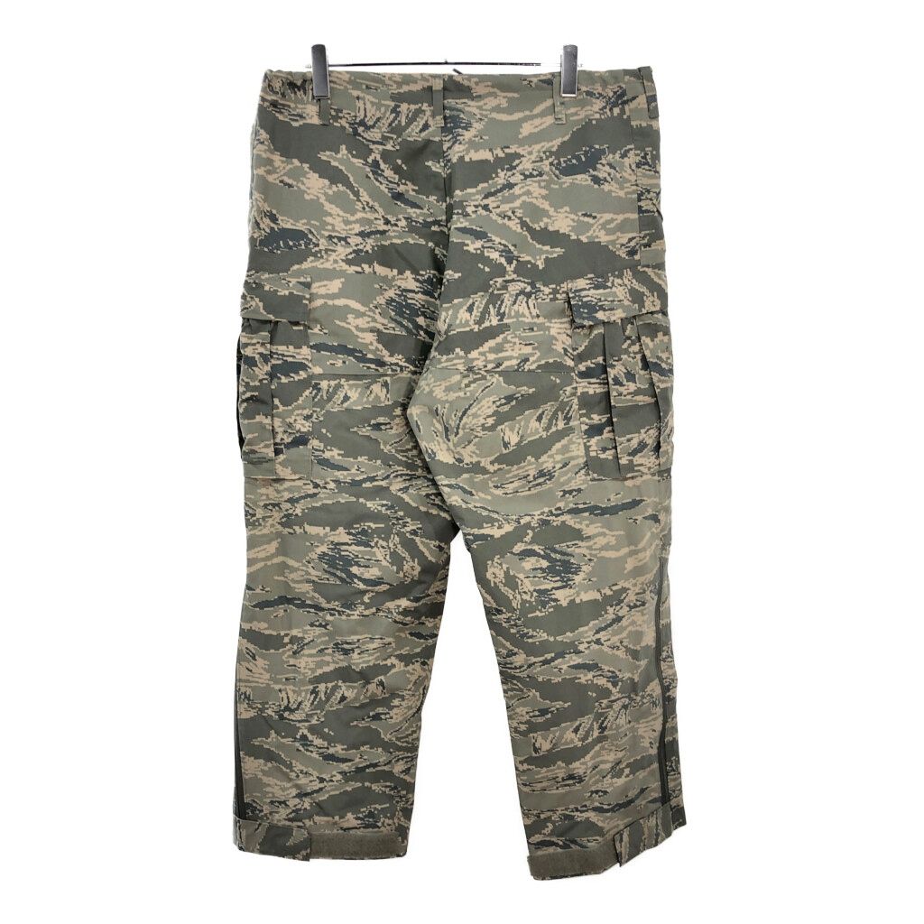 00年代 米軍実物 U.S.AIRFORCE USAF APECS GORETEX パンツ ミリタリー ABUカモ グリーン メンズ LARGE REGULAR 古着 V6408