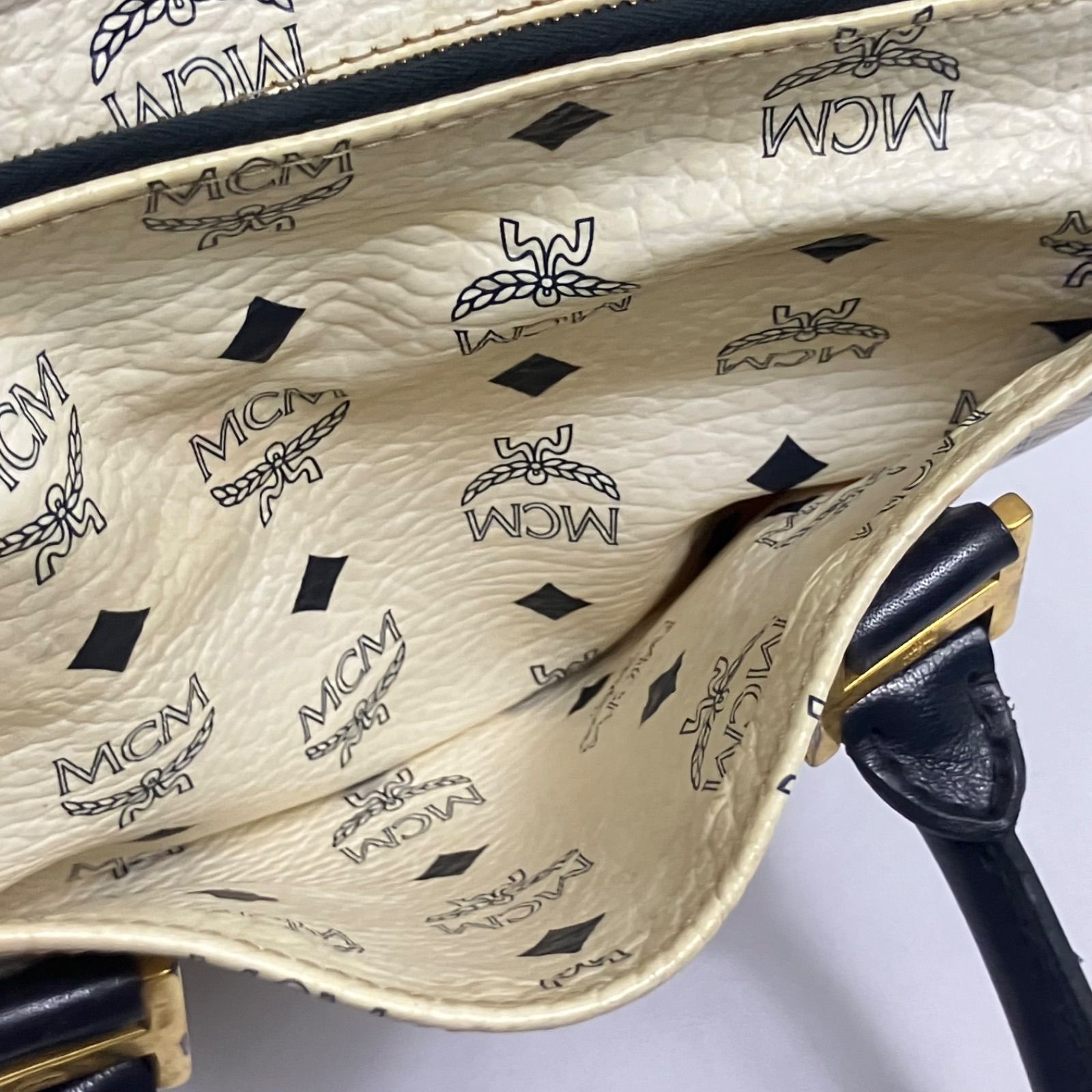 美品】MCM エムシーエム ミニボストン ボストンバッグ 旅行バッグ
