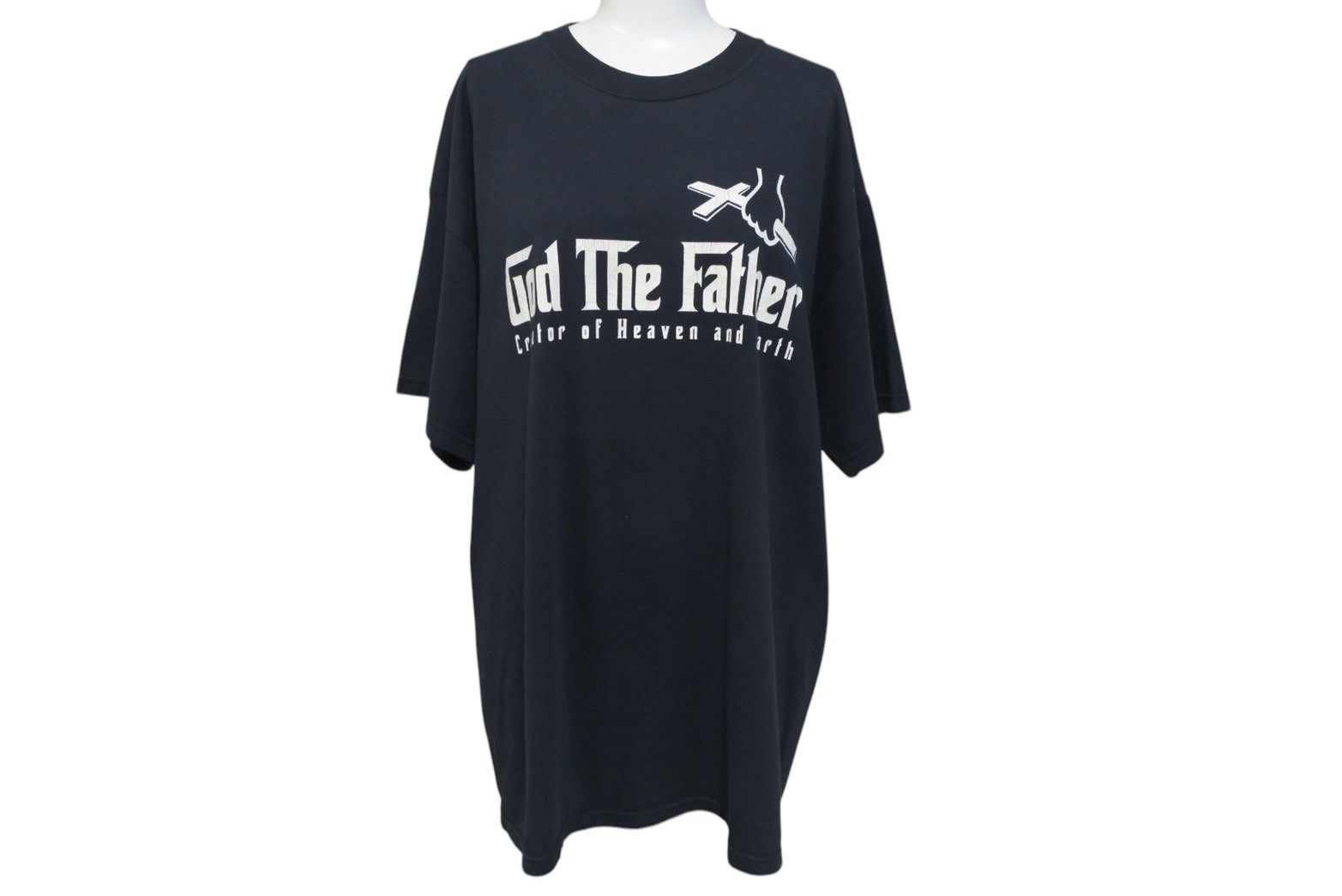 VINTAGE ヴィンテージ God the father ゴッドザファーザー 半袖Tシャツ サイズXL サンプリング ムービー パロディ 古着 美品  4c075770