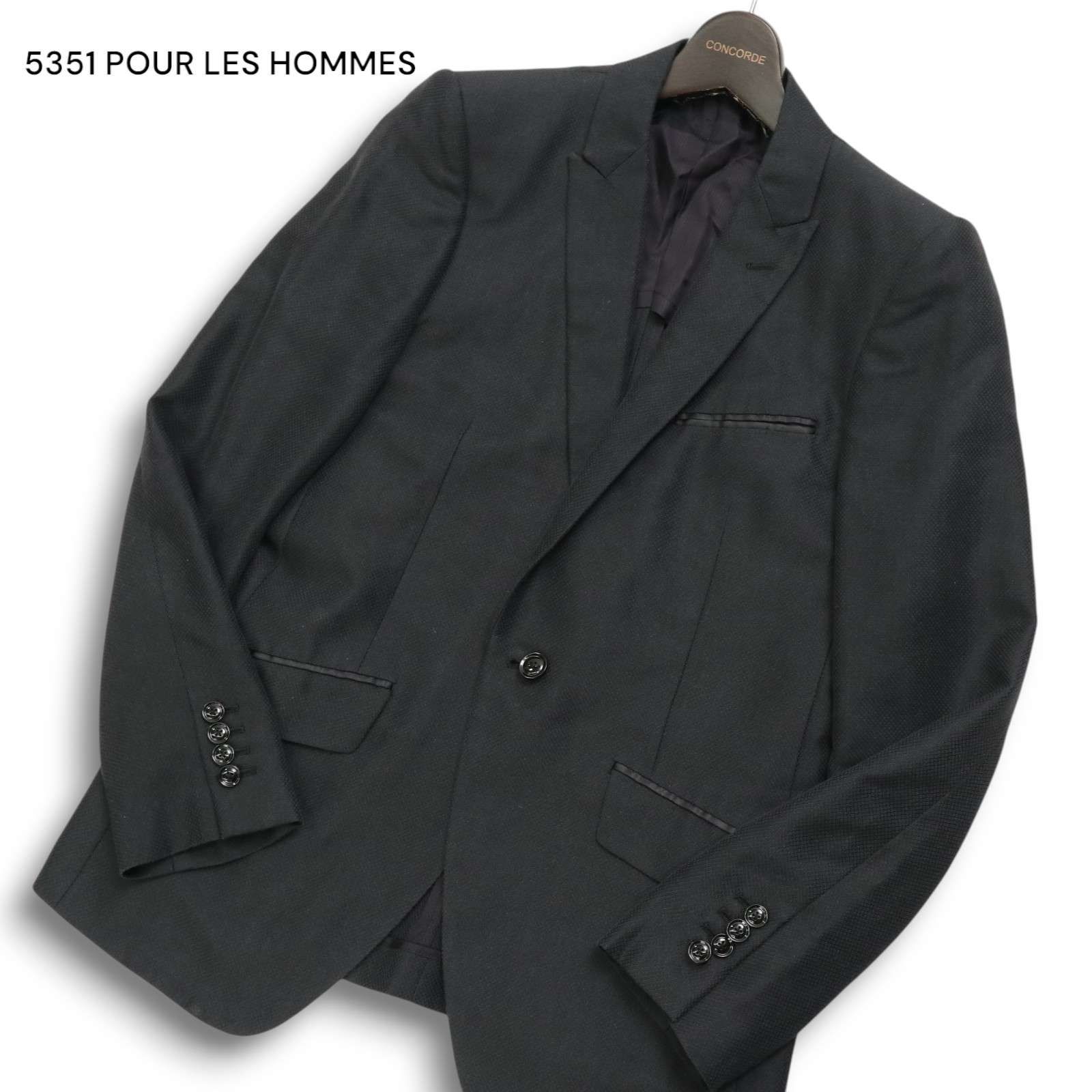 5351 POUR LES HOMMES 5351プールオム 春夏☆ 織り柄 アンコン 