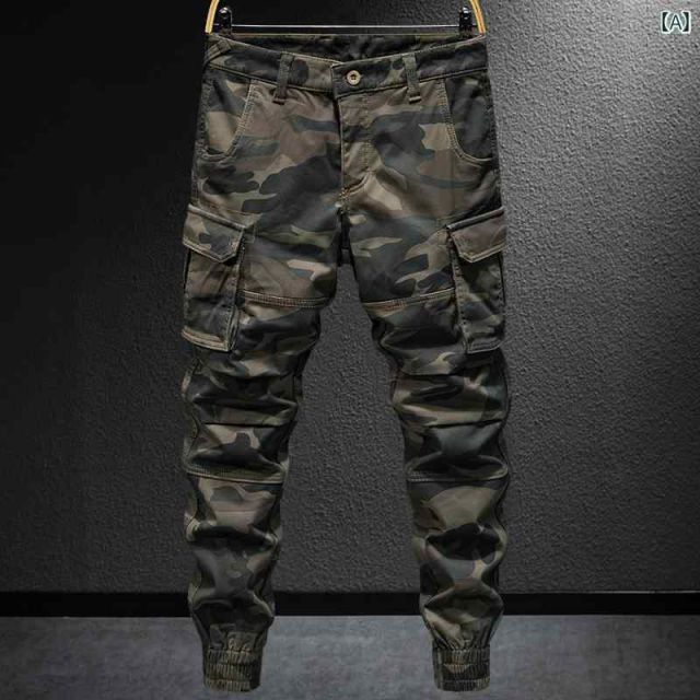 種類46 38|F カーキトの厚み メンズ 男性用 ファッション オシャレ シンプル 大人 かっこいい ストリート ヒップホップ HipHop アメリカン 迷彩 メンズ 春 アウトドア 登山 タクティカル カジュアル パンツ サイクリング マルチ ポケット パ
