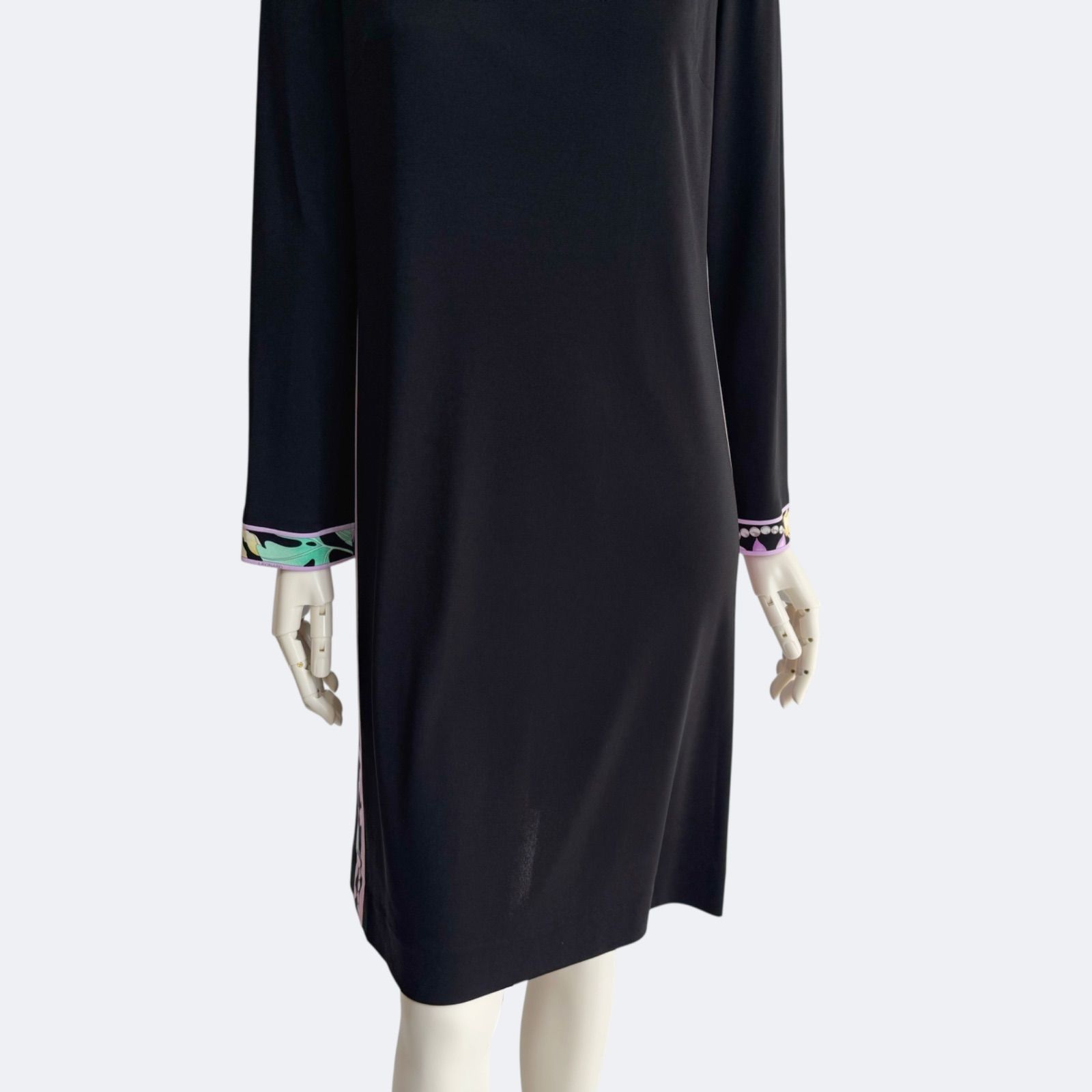 LEONARD レオナール ワンピース ブラック カンカン素材 Mサイズ - メルカリ