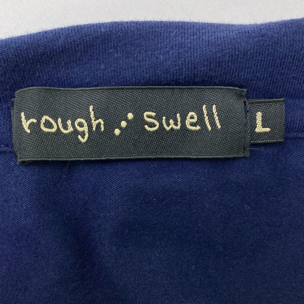 サイズ：L ROUGH&SWELL ラフアンドスウェル 襟付き 半袖Tシャツ