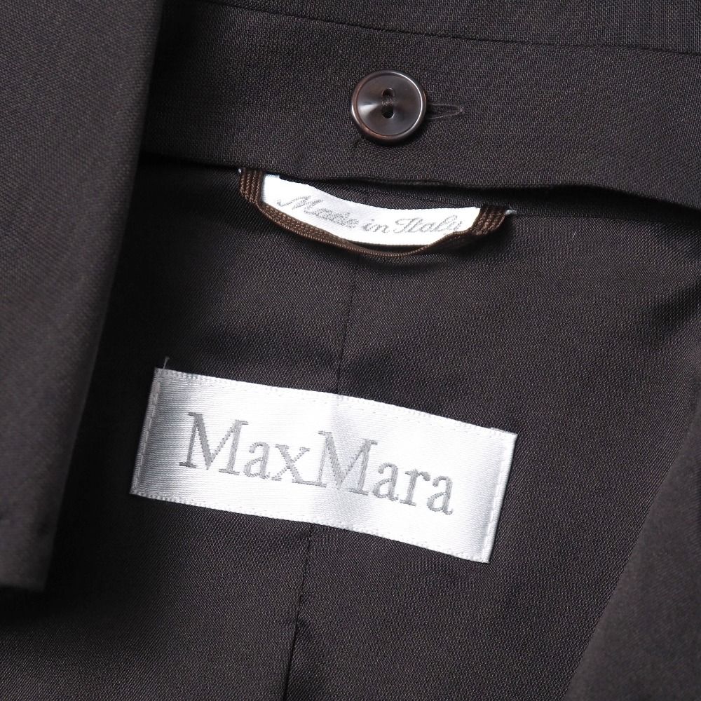 Max Mara マックスマーラ ジャケット ベルベット バンド 関税込 関税・送料込】Max Mara ゴールドMロゴ付 カーフレザーベルト