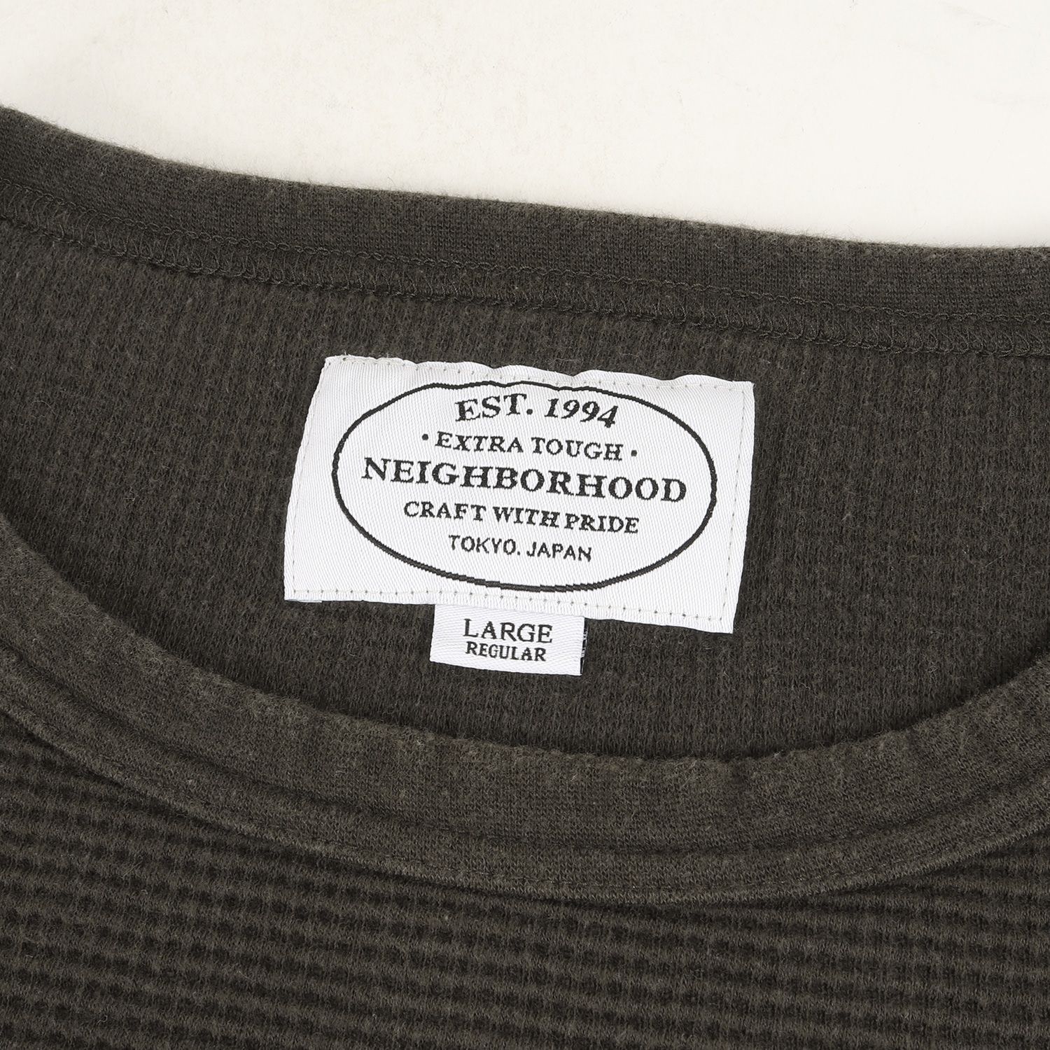 NEIGHBORHOOD ネイバーフッド Tシャツ サイズ:L ワッフル サーマル