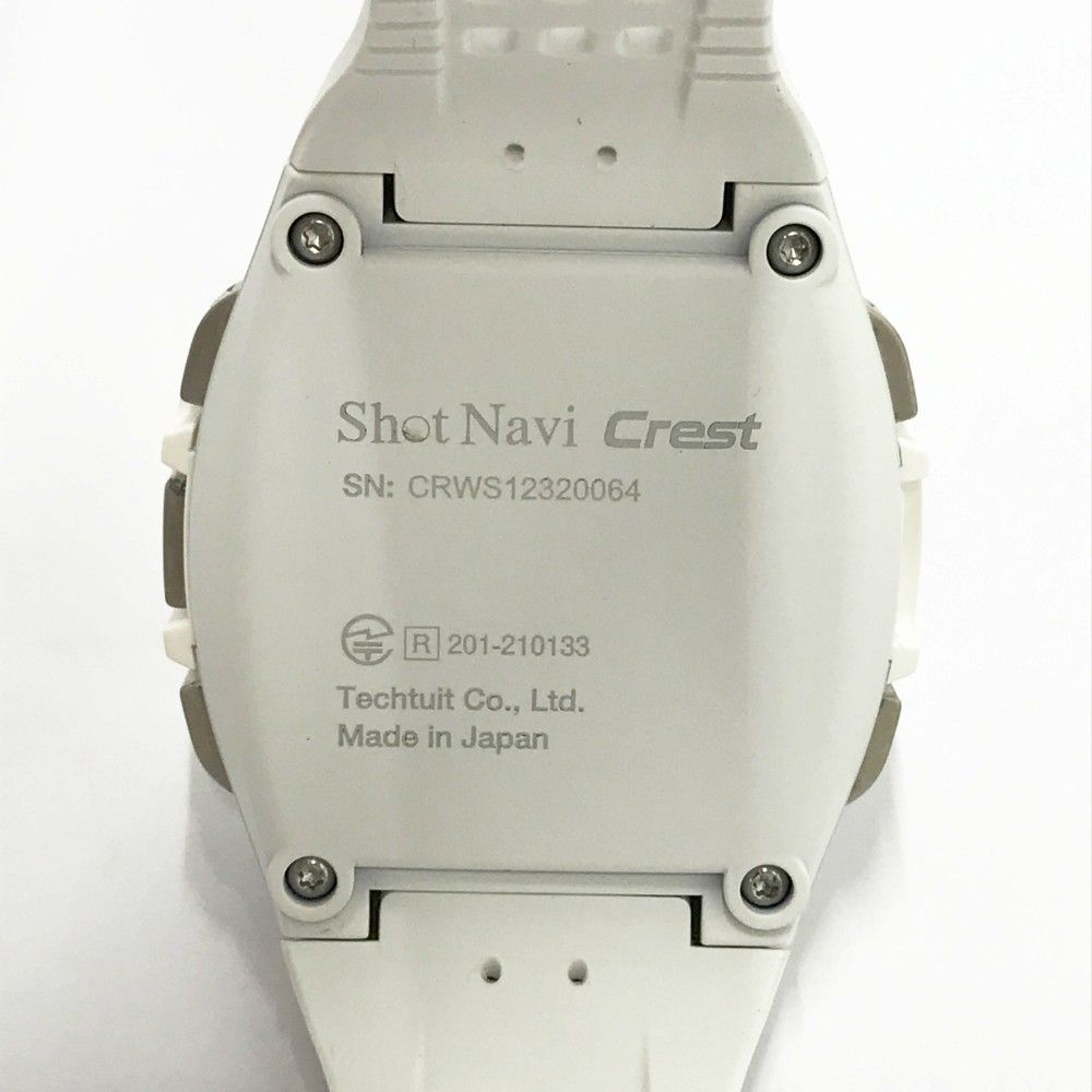 SHOT NAVI ショットナビ CRWS12320064 GPSナビ Crest  ホワイト系  [240101247374] ゴルフウェア ストスト