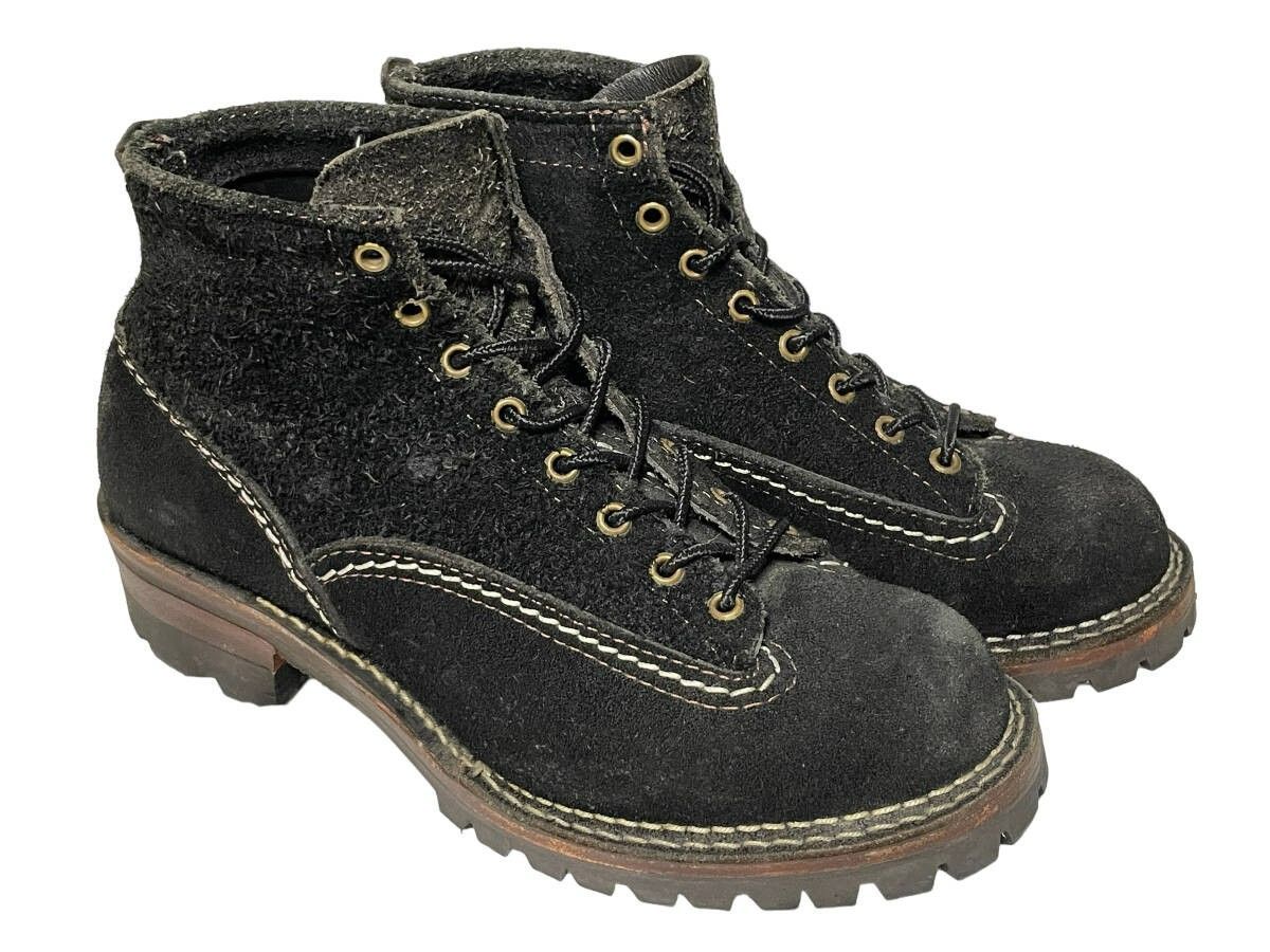 ウエスコ ジョブマスター 9E 楽天市場】ブラックレザー＆バーラップレザー WESCO 2トーンカスタム