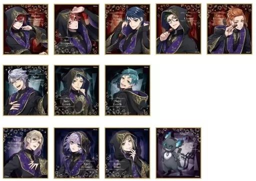 Disney - ツイステ／ビジュアル色紙コレクション ツイステッドワンダーランド ビジュアル色紙コレクション 予約