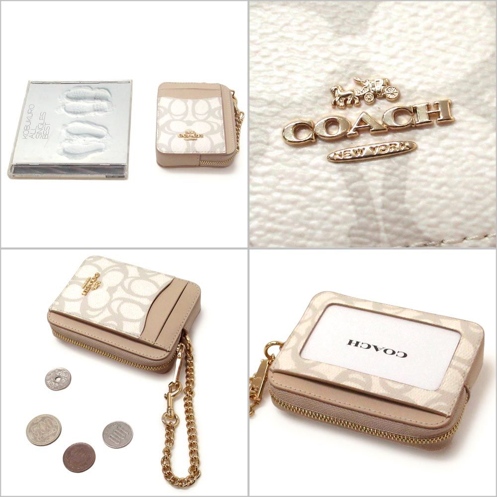 ♥ コーチ コインケース COACH アウトレット ジップ カード ケース スケッチ シグネチャー キャンバス コインケース 小銭入れ CBL78 IMIVO