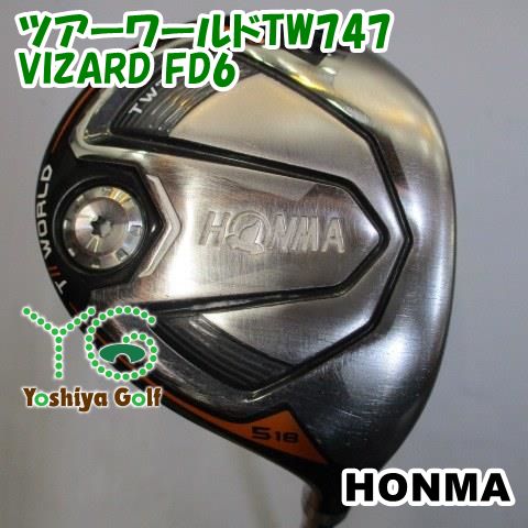 フェアウェイウッド ホンマ ツアーワールドTW747/VIZARD FD6/S/18[107428]