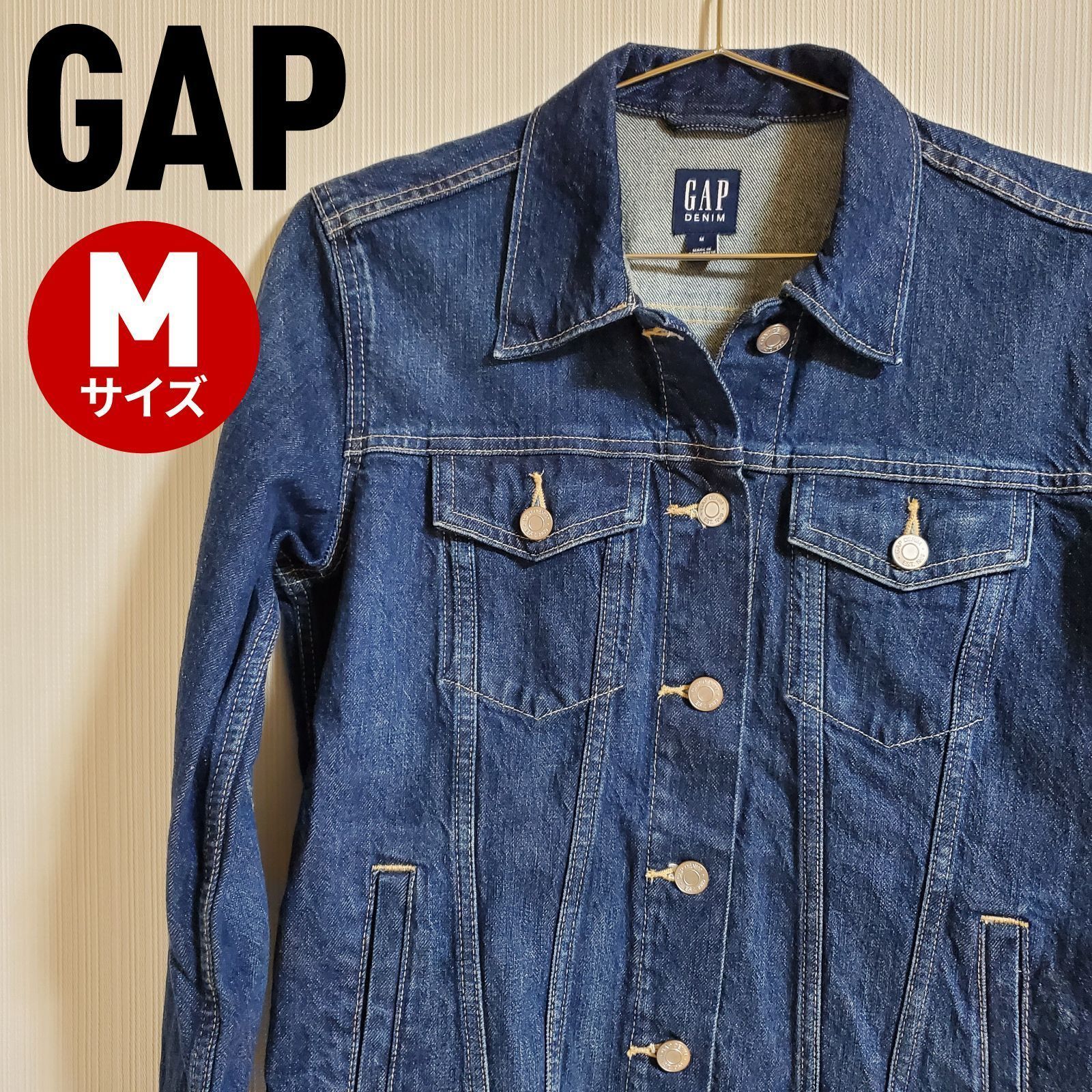 GAP ギャップ デニムジャケット Gジャン ブルー系 レディース サイズM 