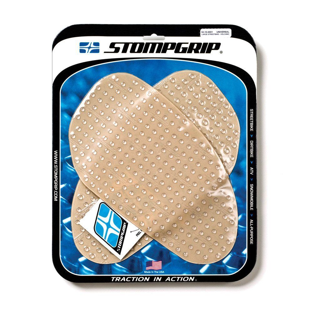 【新着商品】STOMPGRIP[ストンプグリップ] トラクションパッド ユニバーサル 300x170mm SPORTBIKE VOLCANO クリア 55-10001