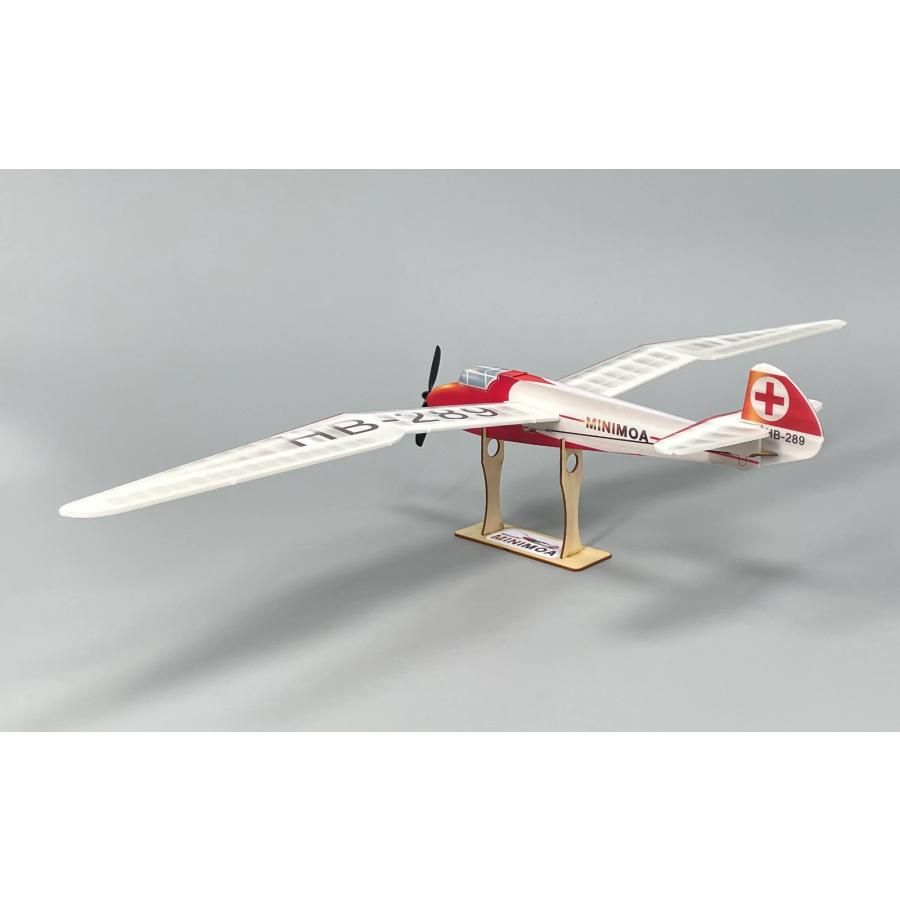 Minimumrc minimoa 700mm ストア ラジコン キット 飛行機 サーボ
