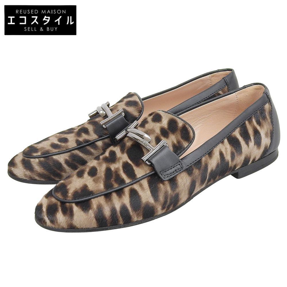 トッズ ハラコローファー 箱無し トッズ TOD´s ハラコ ゼブラ