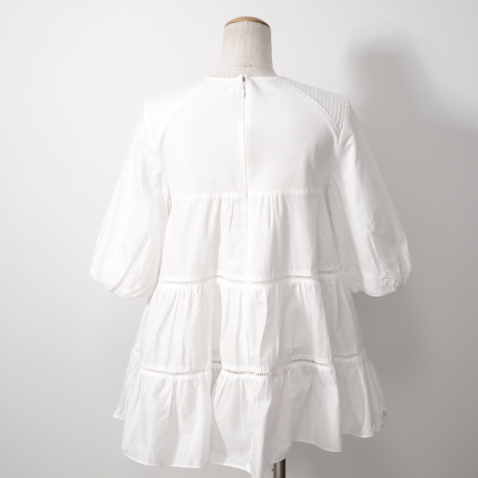 ヒヨコ様ご専用❣️BORDERS at BALCONY フリルブラウス 36