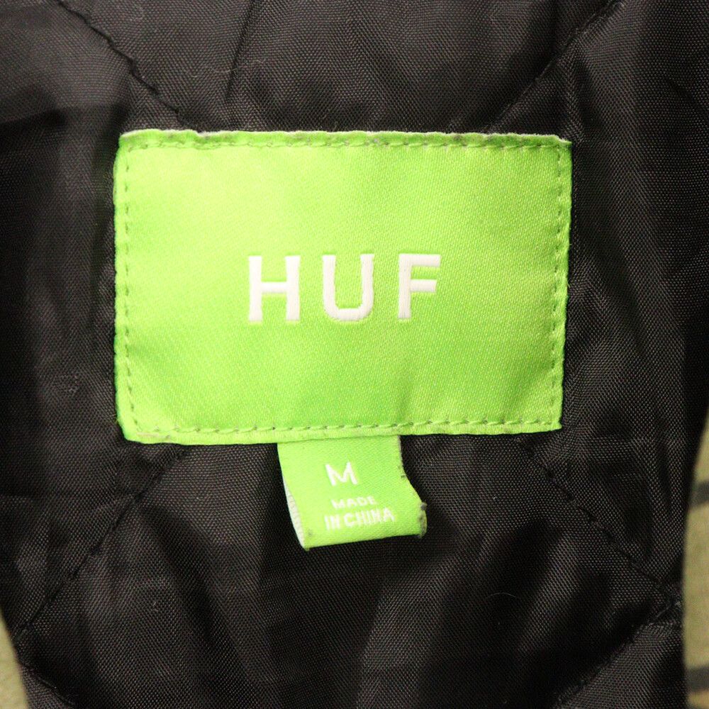 HUF (ハフ) HUDSON CAMO WORK JACKET カモ柄 ブルゾン ワーク ジャケット カーキ JK00382