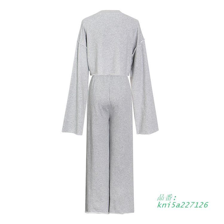 ショート丈 トレーナー スウェットパンツ セットアップ 韓国 ストリート K-POP ダンス 衣装無地 レディース HIPHOP kni5a227126