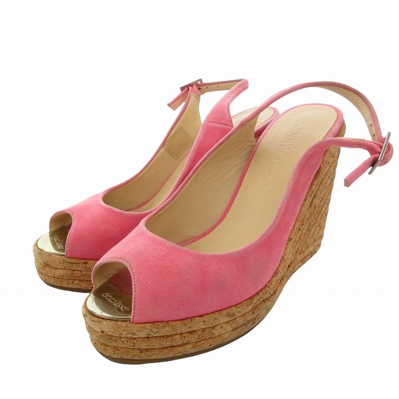 美品★JIMMY CHOO★ジミーチュウ★ウェッジソール★サンダル★ベージュ jcpers.jpg