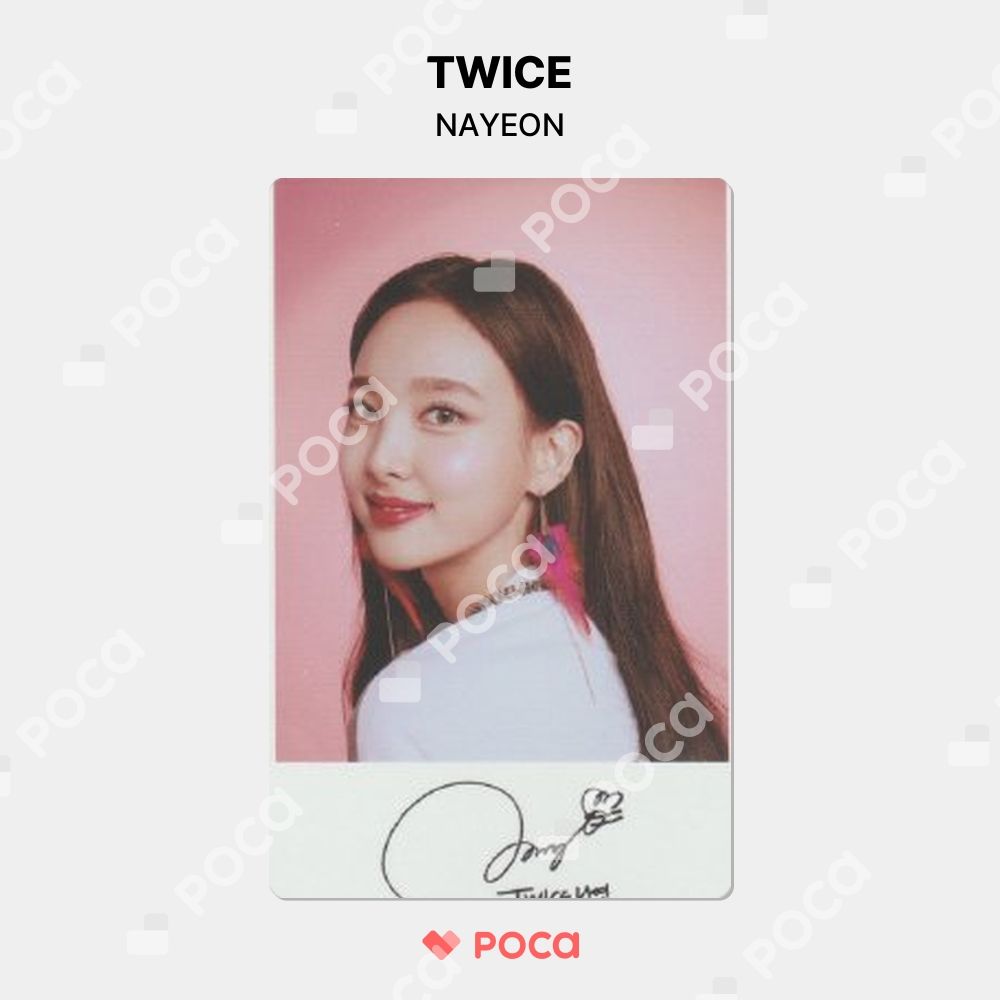 TWICE - TWICE ナヨン 新韓銀行 トレカ 枠あり TWICE ナヨン トレカ10枚セット - メルカリ