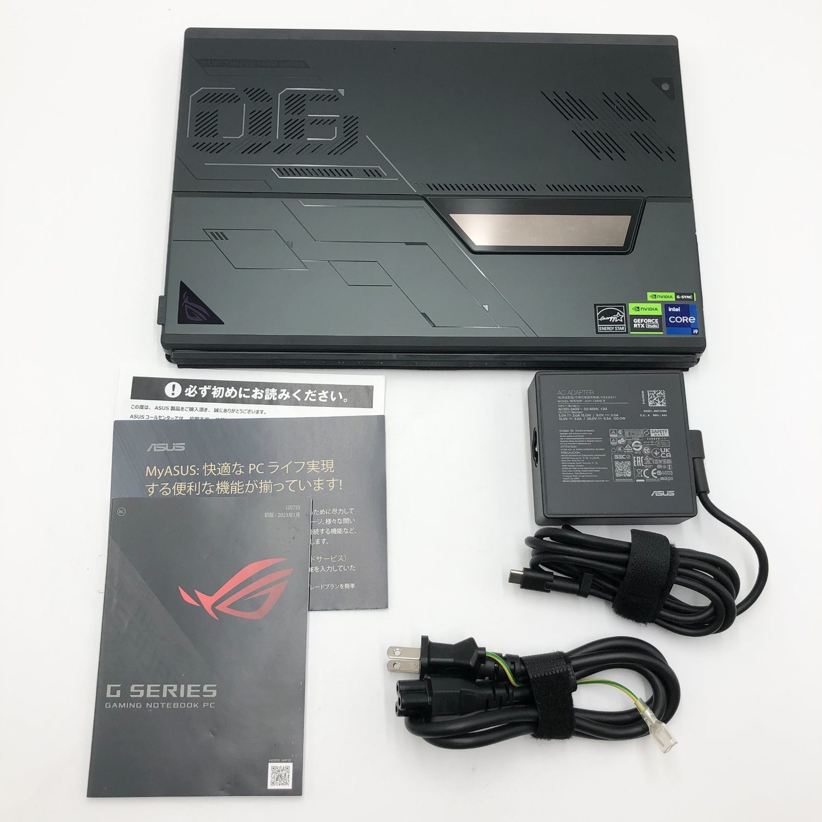 ASUS ゲーミングノートPC ROG Flow Z13 13.4インチ GeForce RTX 4050 Core i9-13900H メモリ16GB SSD1TB リフレッシュレート165Hz RGB Windows11 GZ301VU-I9R4050