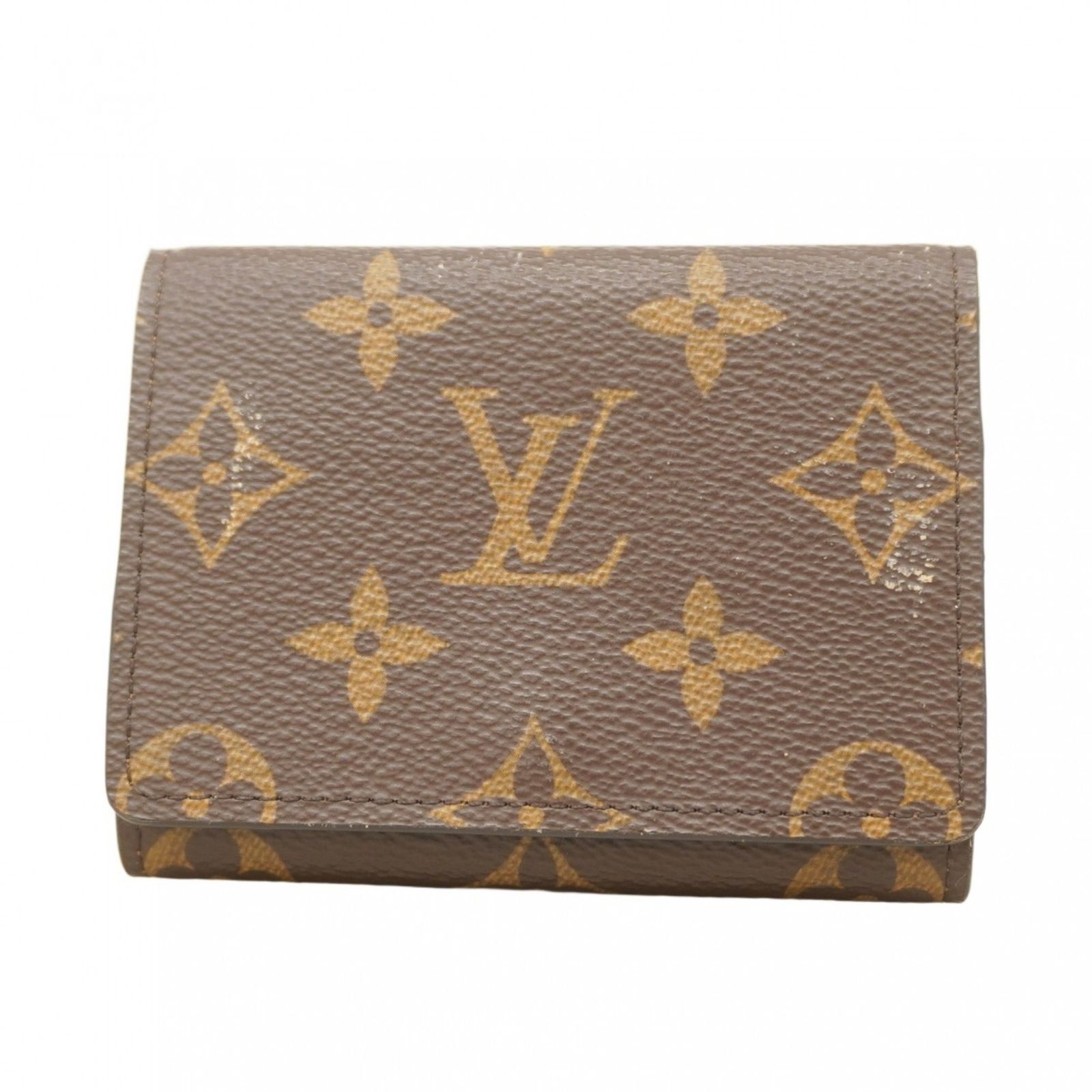 ルイ ヴィトン Louis Vuitton ルイ ヴィトン 名刺入れ モノグラム アンヴェロップカルトドゥヴィジット M63801 ブラウンメンズ レディース P1275005