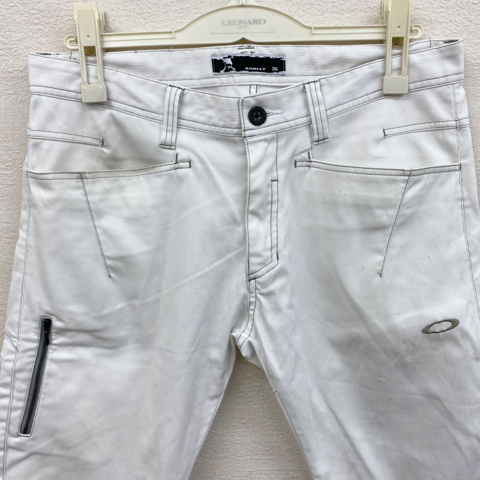 OAKLEY オークリー メンズ ゴルフウェア ⛳️ パンツ ホワイト サイズ