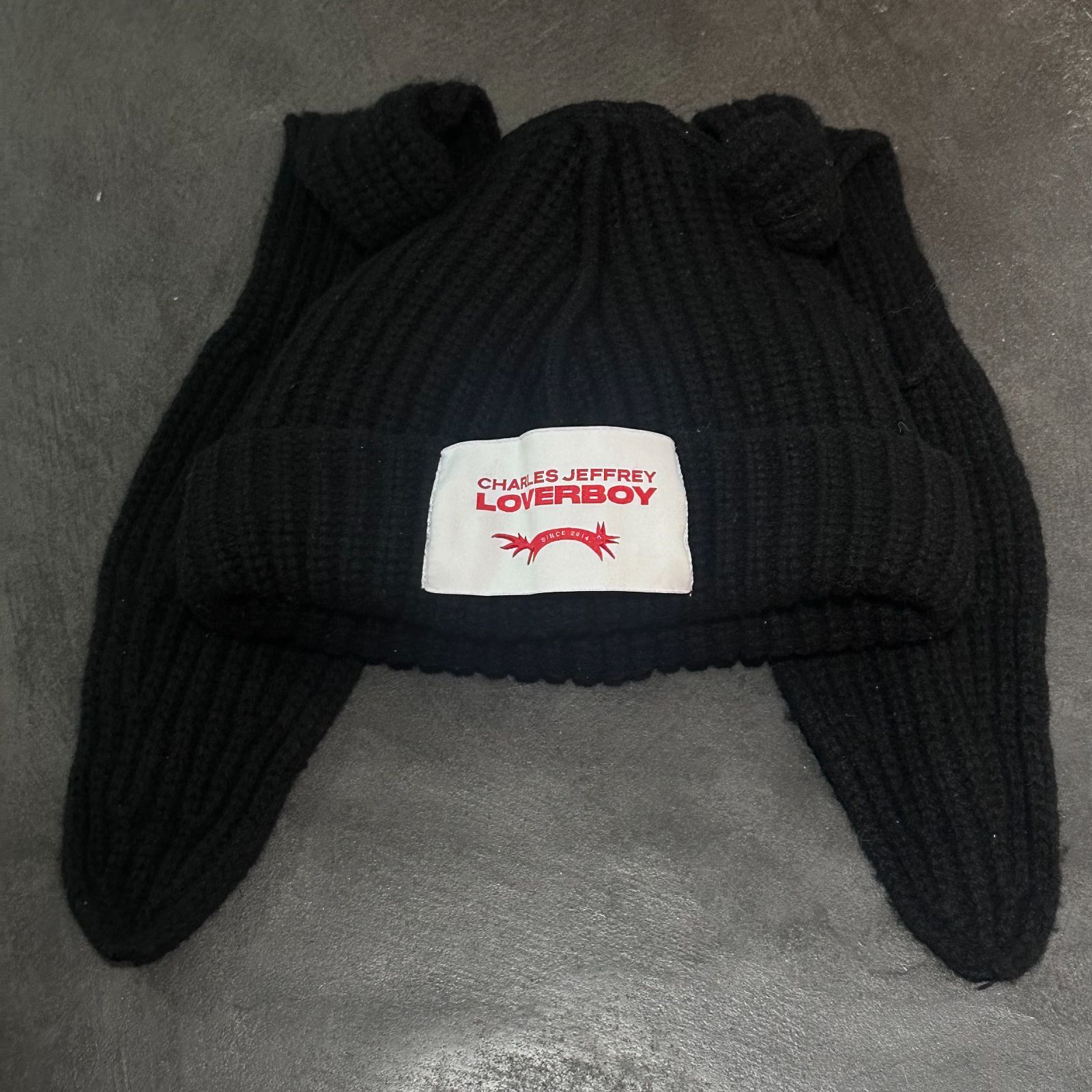 Charles Jeffrey LOVERBOY CHUNKY RABBIT BEANIE チャンキー Charles Jeffrey LOVERBOY CHUNKY RABBIT BEANIE チャンキー