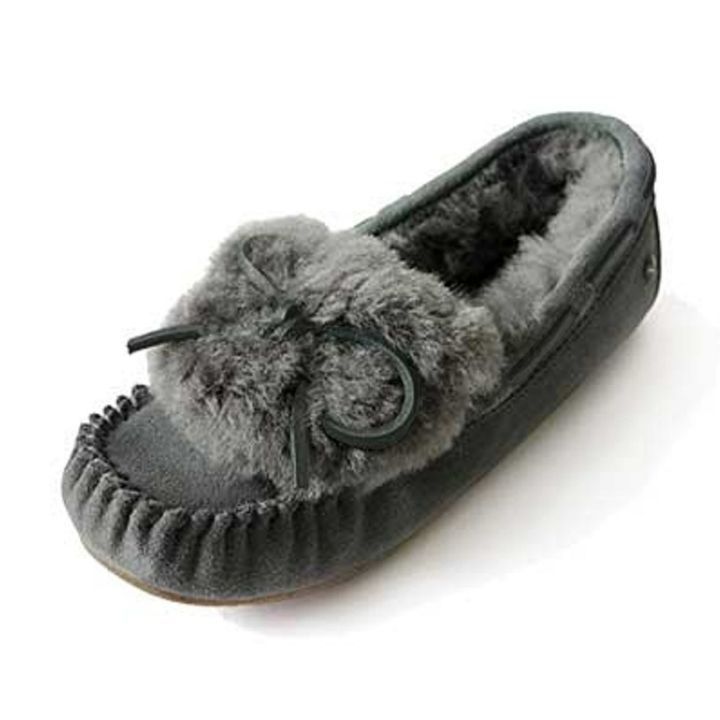 EMU Australia Amity モカシン  グレー  W8 新品未使用 EMU AUSTRALIA エミュ オーストラリア モカシン シューズ AMITY