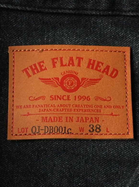 THE FLAT HEAD ザフラットヘッド12.5oz ブラックデニムジャケット 40's