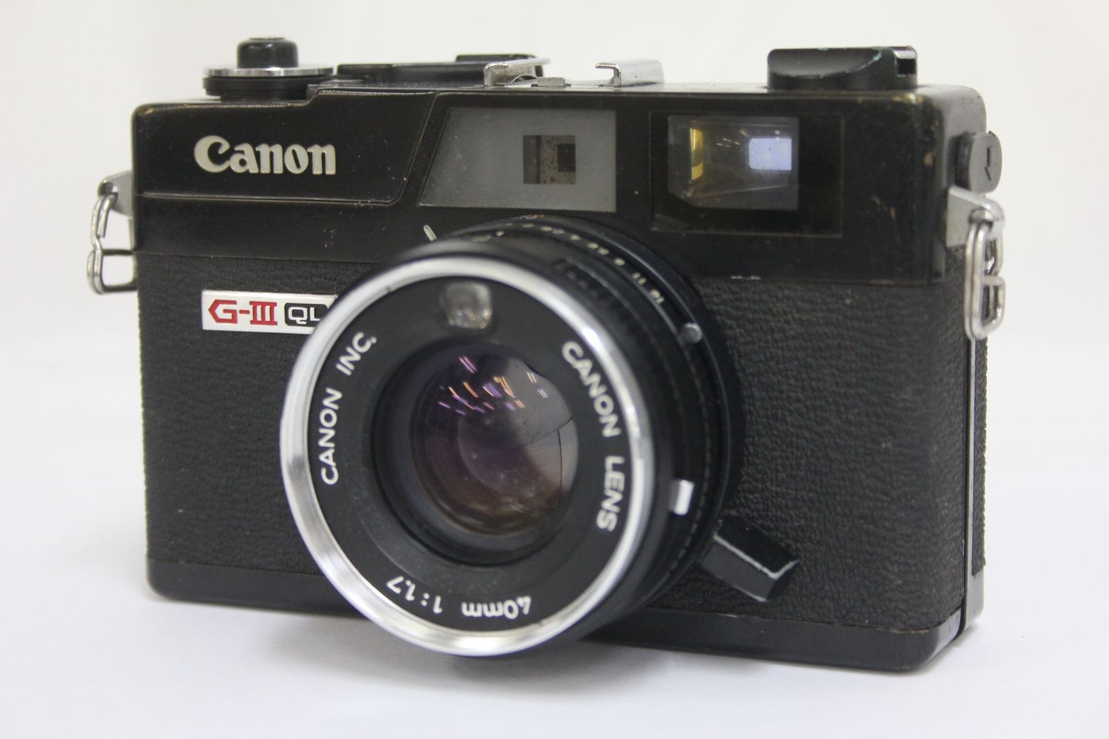 訳あり品】 キャノン Canon Canonet QL17 G-III QL ブラック 40mm F1.7 レンジファインダー カメラ v5672 -  メルカリ