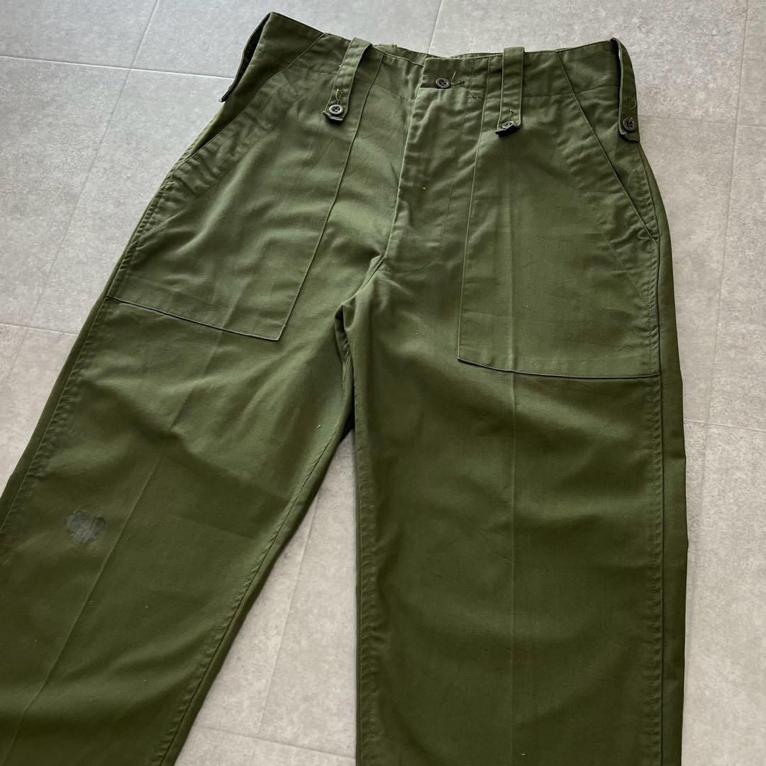 イギリス軍　ベイカーパンツ　ビンテージ　古着　OG507 ユーロミリタリー　軍物 80s米軍 OG507ベイカーパンツ ミリタリーユーティリティパンツ