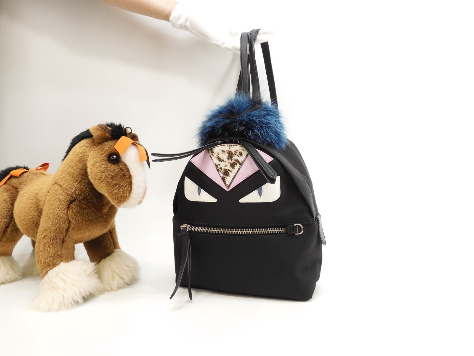 ⭐️美品⭐️ FENDI フェンディ モンスター スタッズ ミニ リュック 