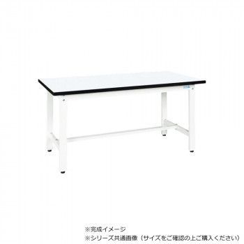 サカエ 中量作業台 メラニン天板 パールホワイト 1800×900×740mm CSM-189W