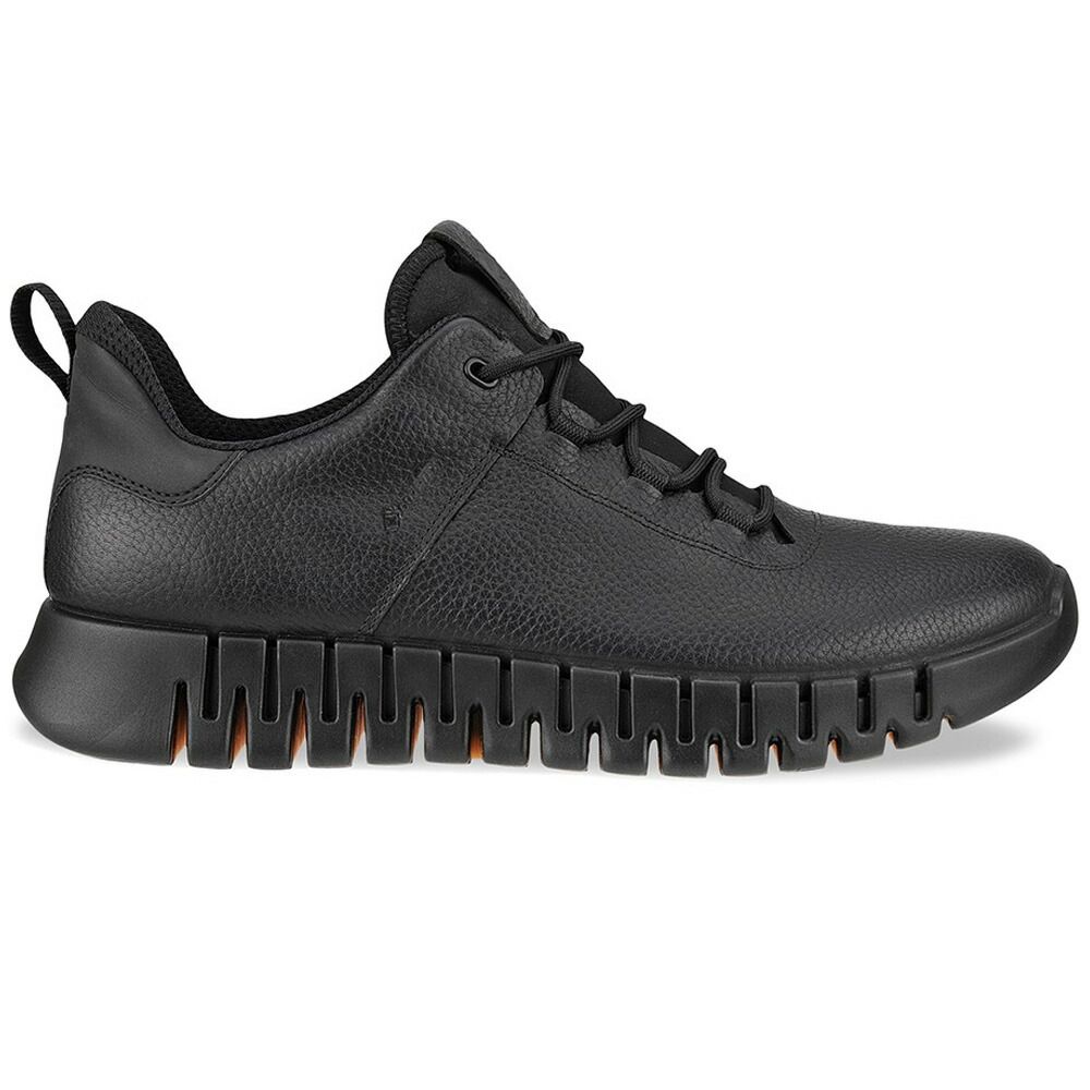 エコー ECCO メンズ レザー 防水 ゴアテックス スニーカー
