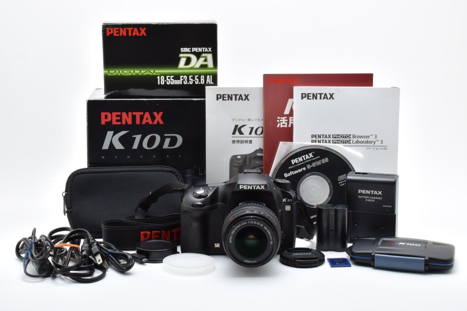☆美品☆ペンタックス PENTAX K10D + SMC 18-55mm F3.5-5.6 AL