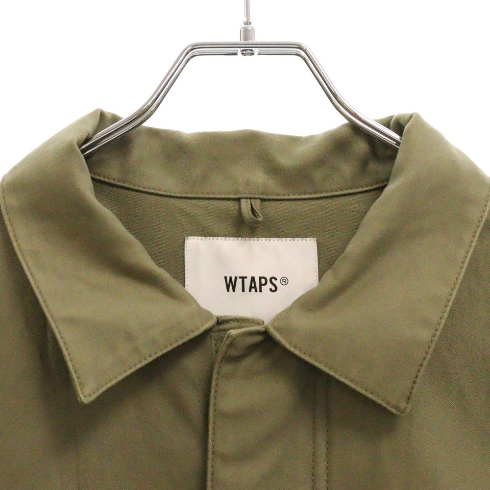 WTAPS (ダブルタップス) 21AW FLYERS LS COTTON. SATIN バックサテン 