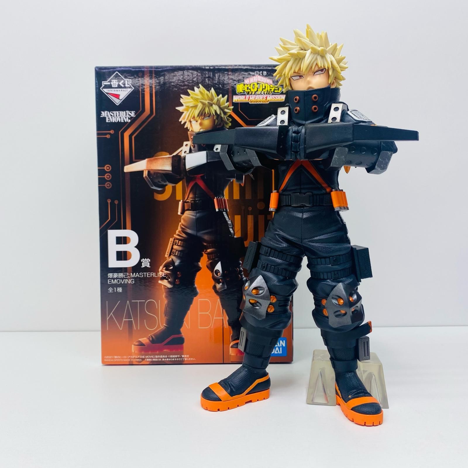 【飾磨店】 中古 フィギュア 僕のヒーローアカデミア 爆豪勝己MASTERLISEEMOVING 一番くじ 2021年製 991 B賞 【701】