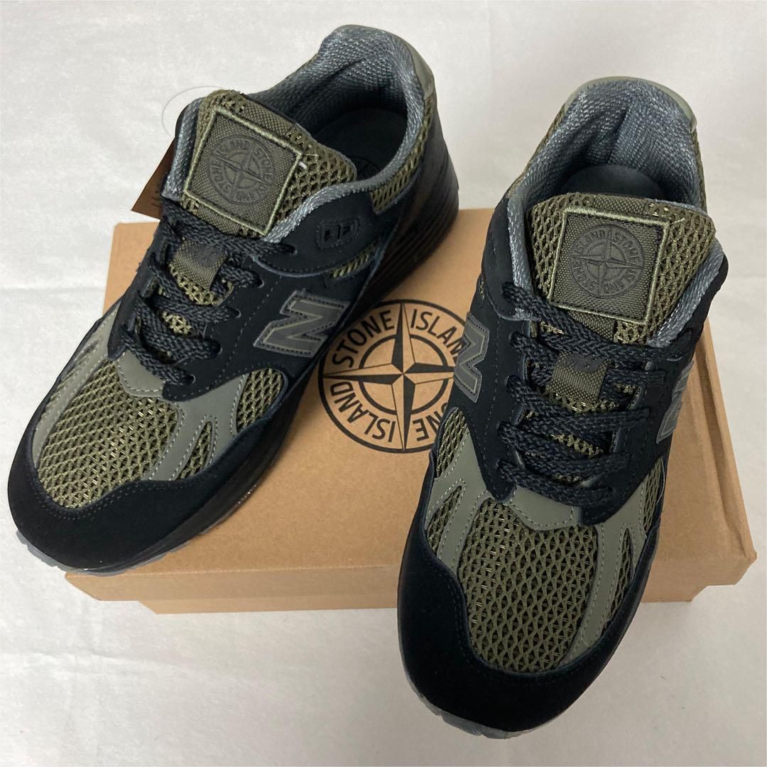 新品未使用  NEW BALANCE × STONE ISLAND 991V2 レディース/メンズ スニーカー